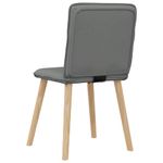 Casa si Gradina - Mobilier - Scaune si fotolii - Scaune - Scaune de sufragerie, 6 buc., gri inchis, material textil - Infinity.ro