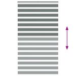 Casa si Gradina - Textile si covoare - Rulouri si jaluzele - Jaluzea tip zebra gri inchis latime tesatura 120,9 cm poliester, mărime 125x200 cm - Infinity.ro