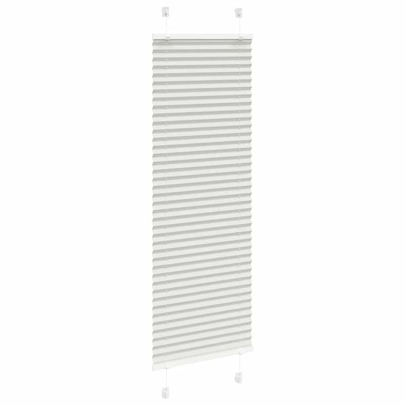 Casa si Gradina - Textile si covoare - Rulouri si jaluzele - Jaluza plisata gri deschis 45x100 cm Latime tesatura 44,4 cm - Infinity.ro