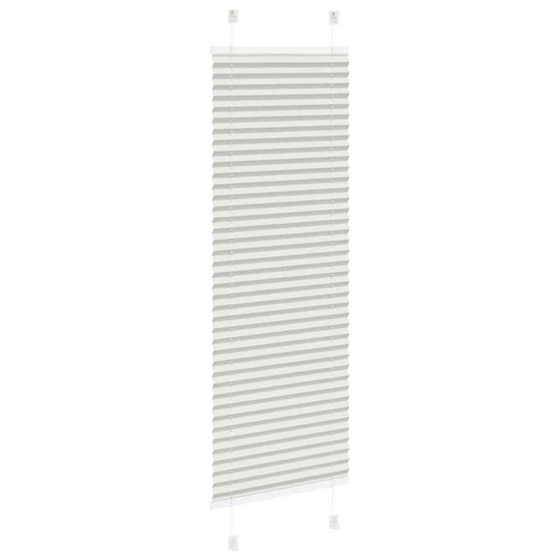 Casa si Gradina - Textile si covoare - Rulouri si jaluzele - Jaluza plisata gri deschis 45x100 cm Latime tesatura 44,4 cm - Infinity.ro