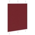 Casa si Gradina - Textile si covoare - Rulouri si jaluzele - Jaluza plisata Bordeaux Rosu 105x100 cm Latime tesatura 104,4cm - Infinity.ro