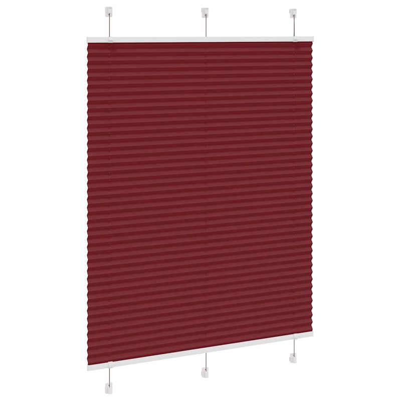 Casa si Gradina - Textile si covoare - Rulouri si jaluzele - Jaluza plisata Bordeaux Rosu 105x100 cm Latime tesatura 104,4cm - Infinity.ro