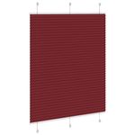 Casa si Gradina - Textile si covoare - Rulouri si jaluzele - Jaluza plisata Bordeaux Rosu 105x100 cm Latime tesatura 104,4cm - Infinity.ro