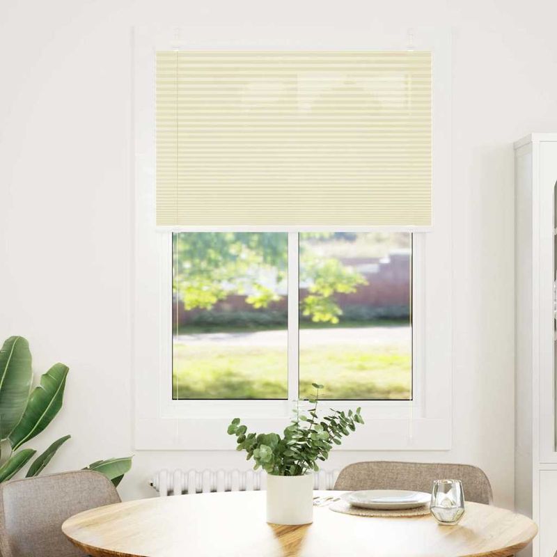 Casa si Gradina - Textile si covoare - Rulouri si jaluzele - Jaluza plisata Crem 85x100cm Latime tesatura 84,4 cm - Infinity.ro