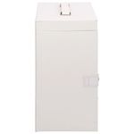 Casa si Gradina - Sanitare - Suporturi si accesorii baie - Accesorii baie - Cutie de bijuterii cu 5 straturi cu oglinda incuiata alba - Infinity.ro