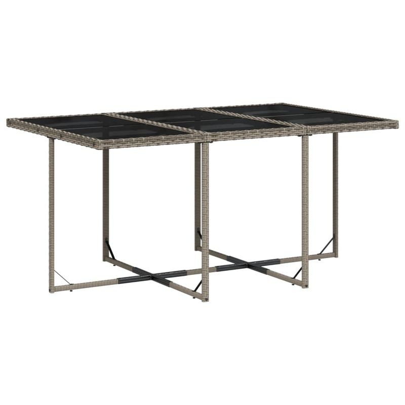 Casa si Gradina - Gradina si terasa - Mobilier exterior - Seturi mobila gradina - Set mobilier de gradina cu perne, 11 piese, gri, poliratan - Infinity.ro