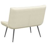 Casa si Gradina - Mobilier - Canapele si coltare - Banchete - Banca crema 110x74x84 cm catifea - Infinity.ro