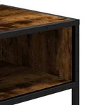Casa si Gradina - Mobilier - Comode si corpuri - Console - Masuta consola, stejar fumuriu, 90x35x80 cm, lemn prelucrat - Infinity.ro