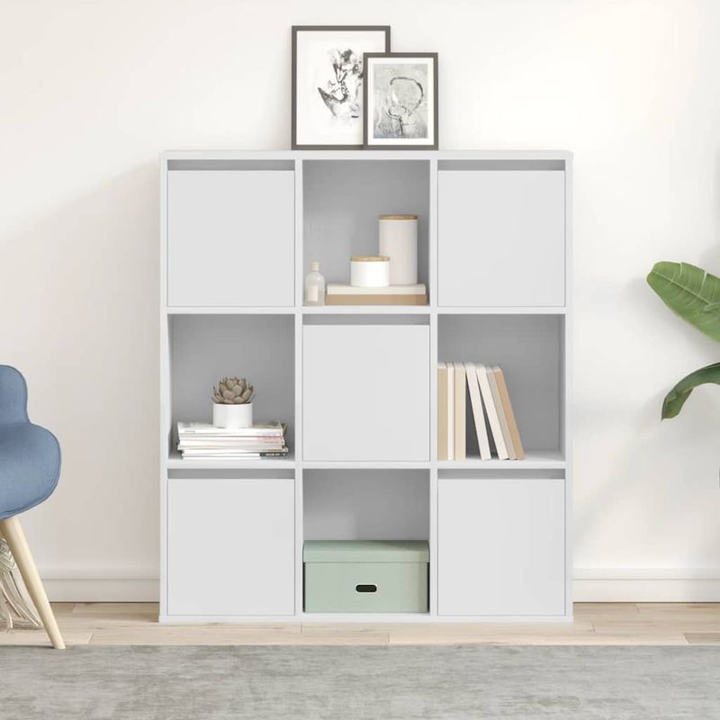 Casa si Gradina - Mobilier - Biblioteci si rafturi - Biblioteci - Biblioteca, alb, 89x24x101,5 cm, lemn prelucrat - Infinity.ro