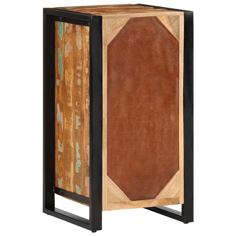 Casa si Gradina - Mobilier - Comode si corpuri - Comode - Dulap cu sertar multicolor 40x40x90 cm lemn masiv recuperat - Infinity.ro