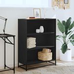 Casa si Gradina - Mobilier - Biblioteci si rafturi - Biblioteci - Biblioteca, negru, 80,5x35x107,5 cm, lemn prelucrat - Infinity.ro