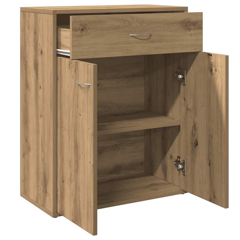 Casa si Gradina - Mobilier - Comode si corpuri - Comode - Dulap, stejar artizanal, 60x30x75 cm, lemn prelucrat - Infinity.ro