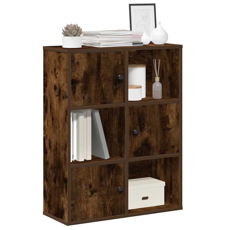 Casa si Gradina - Mobilier - Biblioteci si rafturi - Biblioteci - Biblioteca, stejar fumuriu, 60x24x76,5 cm, lemn prelucrat - Infinity.ro
