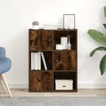 Casa si Gradina - Mobilier - Biblioteci si rafturi - Biblioteci - Biblioteca, stejar fumuriu, 60x24x76,5 cm, lemn prelucrat - Infinity.ro