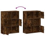 Casa si Gradina - Mobilier - Biblioteci si rafturi - Biblioteci - Biblioteca, stejar fumuriu, 60x24x76,5 cm, lemn prelucrat - Infinity.ro
