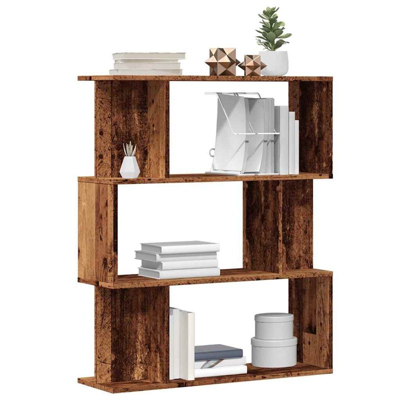 Casa si Gradina - Mobilier - Biblioteci si rafturi - Biblioteci - Dulap cu carti din lemn vechi 80x24x96 cm lemn prelucrat - Infinity.ro