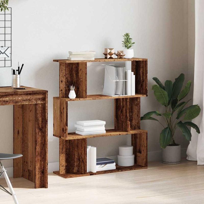 Casa si Gradina - Mobilier - Biblioteci si rafturi - Biblioteci - Dulap cu carti din lemn vechi 80x24x96 cm lemn prelucrat - Infinity.ro