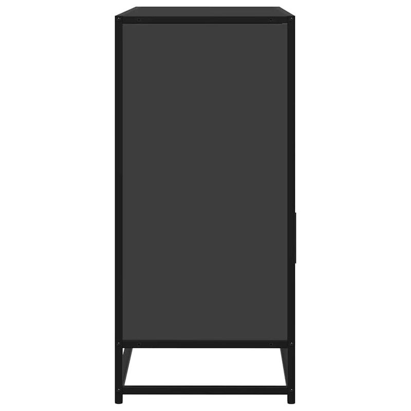 Casa si Gradina - Mobilier - Comode si corpuri - Comode - Dulap, negru, 100x35x76 cm, lemn prelucrat - Infinity.ro