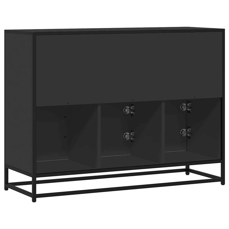 Casa si Gradina - Mobilier - Comode si corpuri - Comode - Dulap, negru, 100x35x76 cm, lemn prelucrat - Infinity.ro