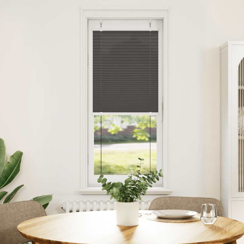 Casa si Gradina - Textile si covoare - Rulouri si jaluzele - Jaluza plisata negru 40x100 cm Latime tesatura 39,4cm poliester - Infinity.ro
