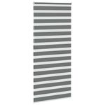 Casa si Gradina - Textile si covoare - Rulouri si jaluzele - Jaluzea tip zebra gri inchis latime tesatura 100,9 cm poliester, mărime 105x230 cm - Infinity.ro