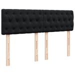 Casa si Gradina - Mobilier - Paturi si accesorii - Paturi - Cadru de pat otoman cu saltea neagra 140x190cm catifea - Infinity.ro