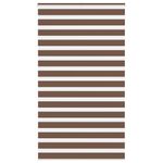 Casa si Gradina - Textile si covoare - Rulouri si jaluzele - Jaluzea tip zebra maro latime tesatura 130,9 cm poliester, mărime 135x230 cm - Infinity.ro