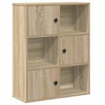 Casa si Gradina - Mobilier - Biblioteci si rafturi - Biblioteci - Biblioteca, stejar sonoma, 60x24x76,5 cm, lemn prelucrat - Infinity.ro