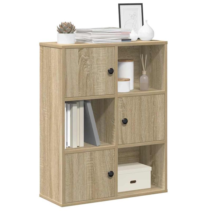 Casa si Gradina - Mobilier - Biblioteci si rafturi - Biblioteci - Biblioteca, stejar sonoma, 60x24x76,5 cm, lemn prelucrat - Infinity.ro