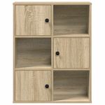 Casa si Gradina - Mobilier - Biblioteci si rafturi - Biblioteci - Biblioteca, stejar sonoma, 60x24x76,5 cm, lemn prelucrat - Infinity.ro