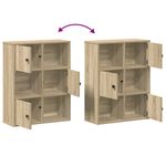 Casa si Gradina - Mobilier - Biblioteci si rafturi - Biblioteci - Biblioteca, stejar sonoma, 60x24x76,5 cm, lemn prelucrat - Infinity.ro