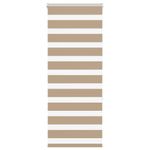 Casa si Gradina - Textile si covoare - Rulouri si jaluzele - Jaluzea tip zebra 55x150 cm latime tesatura 50,9 cm poliester, sand brown - Infinity.ro