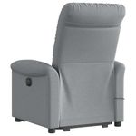 Ingrijire personala si Cosmetice - Sanatate si wellness - Articole wellness - Fotolii de masaj - Fotoliu electric masaj rabatabil cu ridicare, gri inchis textil - Infinity.ro