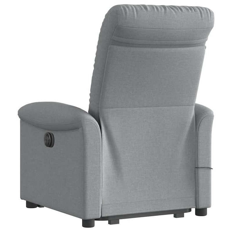 Ingrijire personala si Cosmetice - Sanatate si wellness - Articole wellness - Fotolii de masaj - Fotoliu electric masaj rabatabil cu ridicare, gri inchis textil - Infinity.ro