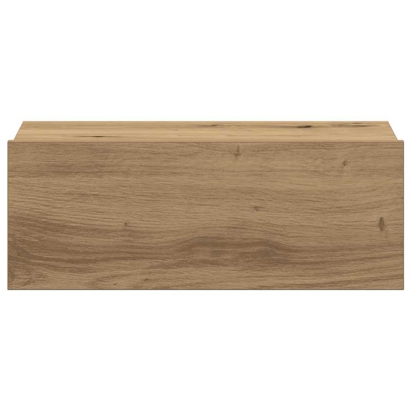 Casa si Gradina - Mobilier - Comode si corpuri - Noptiere - Noptiere plutitoare 2 buc Stejar Artisan Lemn prelucrat - Infinity.ro
