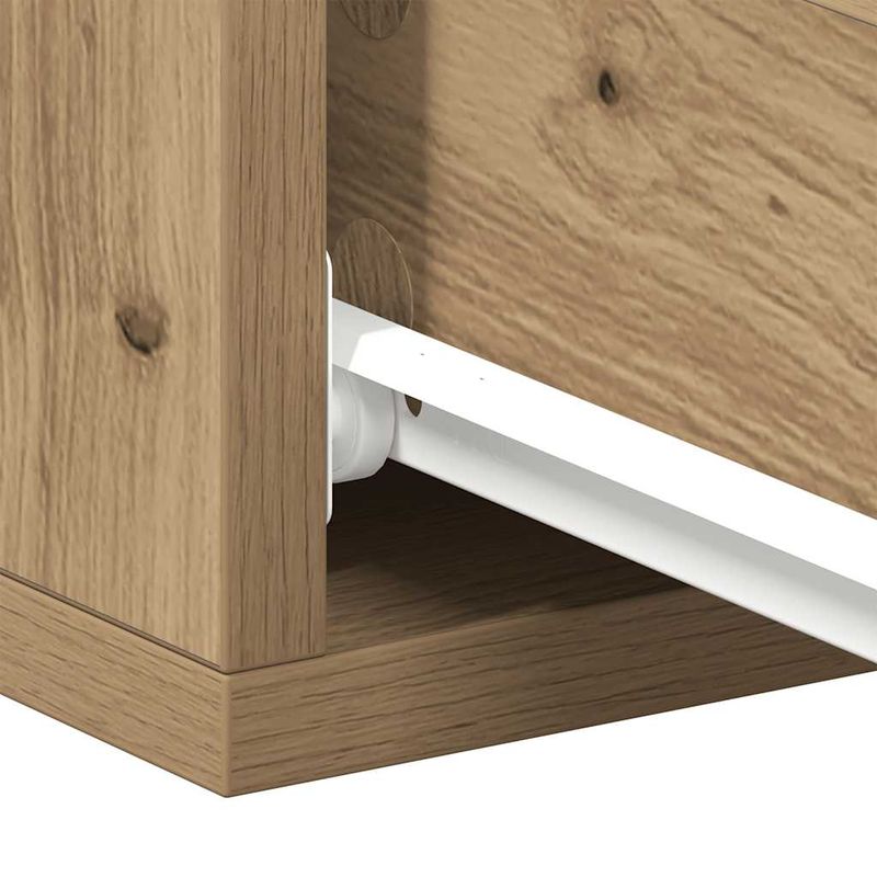 Casa si Gradina - Mobilier - Comode si corpuri - Noptiere - Noptiere plutitoare 2 buc Stejar Artisan Lemn prelucrat - Infinity.ro