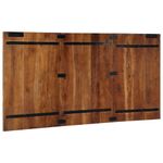 Casa si Gradina - Mobilier - Paturi si accesorii - Accesorii paturi - Tablie de pat multicolora 160 cm lemn masiv recuperat, mărime 160x1.5x80 cm - Infinity.ro