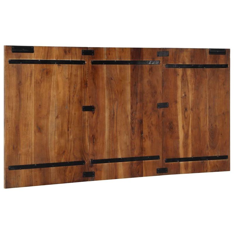 Casa si Gradina - Mobilier - Paturi si accesorii - Accesorii paturi - Tablie de pat multicolora 160 cm lemn masiv recuperat, mărime 160x1.5x80 cm - Infinity.ro