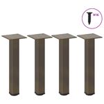 Casa si Gradina - Mobilier - Feronerie si accesorii mobila - Picioare masuta de cafea 4 buc Otel natural 42-44 cm Otel, mărime 42-44 cm (40 mm) - Infinity.ro