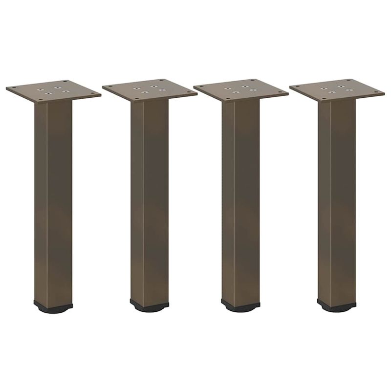 Casa si Gradina - Mobilier - Feronerie si accesorii mobila - Picioare masuta de cafea 4 buc Otel natural 42-44 cm Otel, mărime 42-44 cm (40 mm) - Infinity.ro