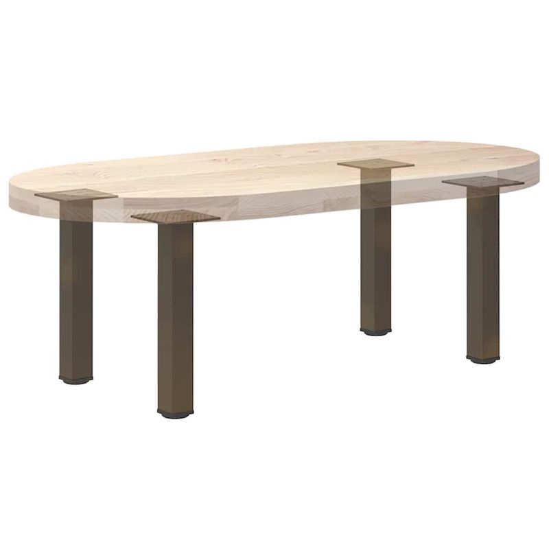 Casa si Gradina - Mobilier - Feronerie si accesorii mobila - Picioare masuta de cafea 4 buc Otel natural 42-44 cm Otel, mărime 42-44 cm (40 mm) - Infinity.ro