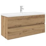 Casa si Gradina - Mobilier - Mobilier baie - Comode baie - Dulap pentru chiuveta cu chiuveta incorporata si robinet - Infinity.ro