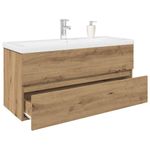 Casa si Gradina - Mobilier - Mobilier baie - Comode baie - Dulap pentru chiuveta cu chiuveta incorporata si robinet - Infinity.ro