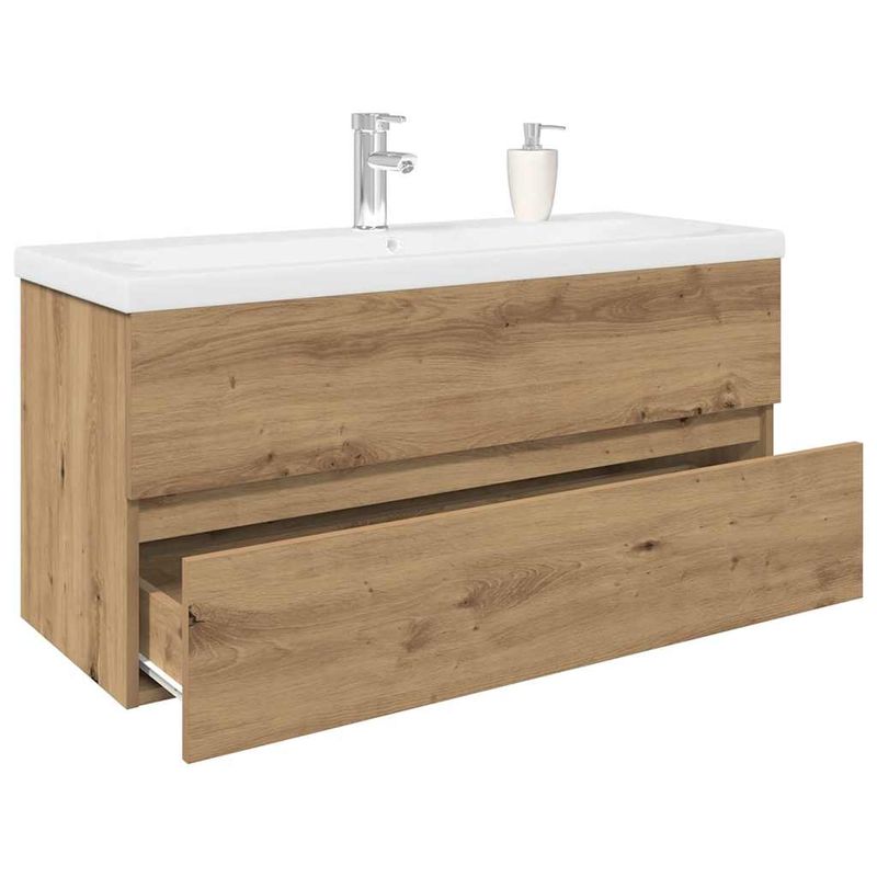 Casa si Gradina - Mobilier - Mobilier baie - Comode baie - Dulap pentru chiuveta cu chiuveta incorporata si robinet - Infinity.ro