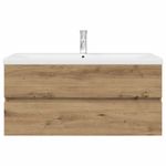 Casa si Gradina - Mobilier - Mobilier baie - Comode baie - Dulap pentru chiuveta cu chiuveta incorporata si robinet - Infinity.ro