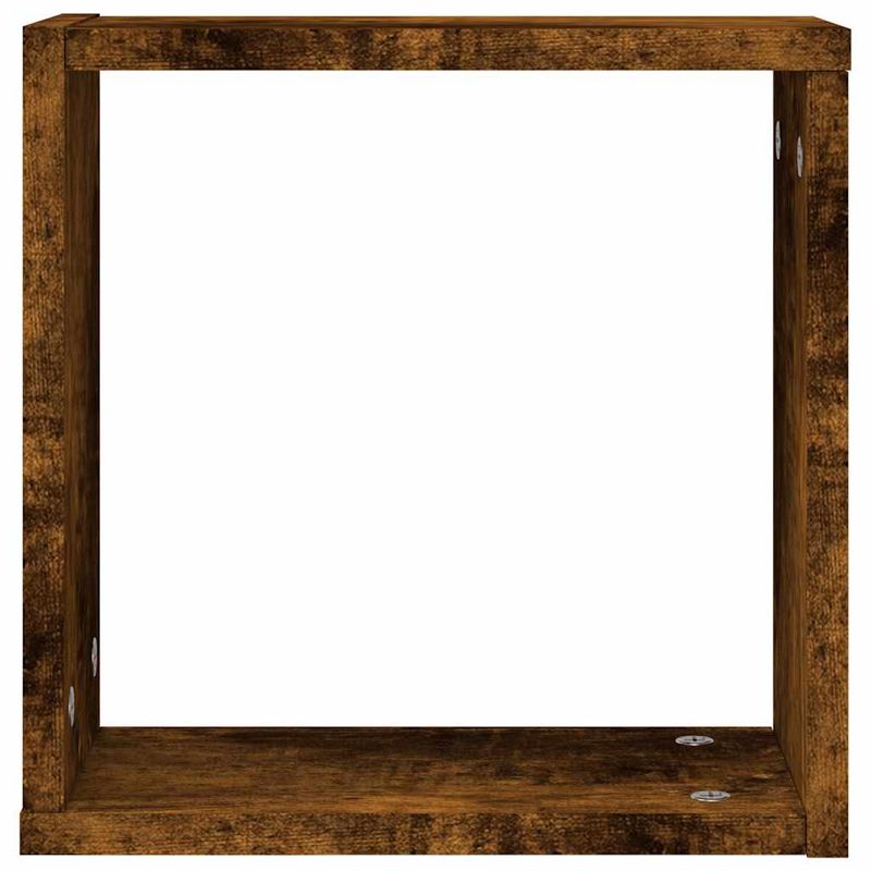 Casa si Gradina - Mobilier - Biblioteci si rafturi - Rafturi - Rafturi cuburi de perete 6 buc Stejar afumat 30x15x30 cm - Infinity.ro