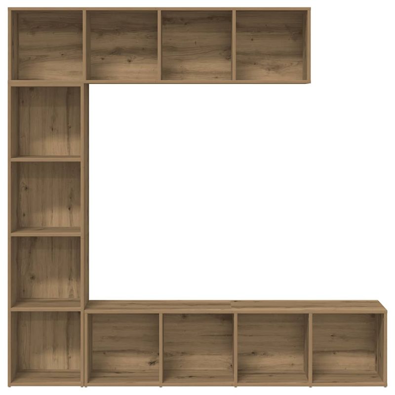 Casa si Gradina - Mobilier - Biblioteci si rafturi - Biblioteci - Dulapuri de carti 3 buc Lemn prelucrat de stejar artizanal - Infinity.ro