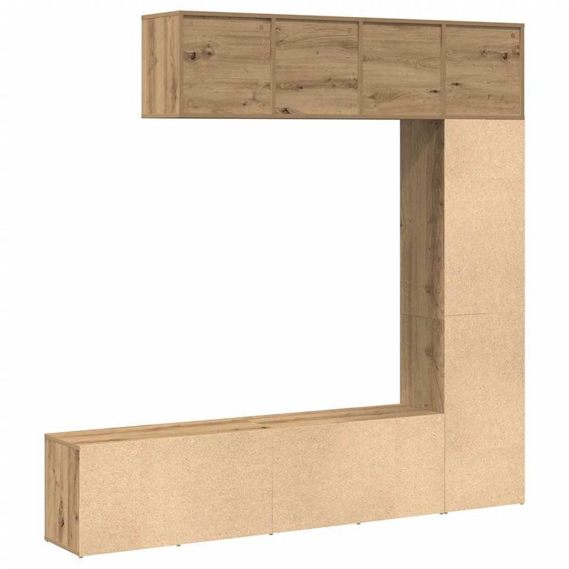 Casa si Gradina - Mobilier - Biblioteci si rafturi - Biblioteci - Dulapuri de carti 3 buc Lemn prelucrat de stejar artizanal - Infinity.ro