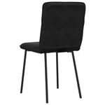 Casa si Gradina - Mobilier - Scaune si fotolii - Scaune - Scaune de bucatarie, 4 buc., negru, catifea - Infinity.ro