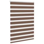 Casa si Gradina - Textile si covoare - Rulouri si jaluzele - Jaluzea tip zebra maro latime tesatura 95,9 cm poliester, mărime 100x150 cm - Infinity.ro